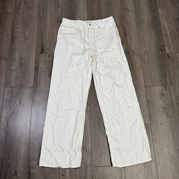 Madewell Low-Slung Baggy Jean Sz 28 Vintage Canvas Airy Denim Edition Drawstring - Picture 5 of 10